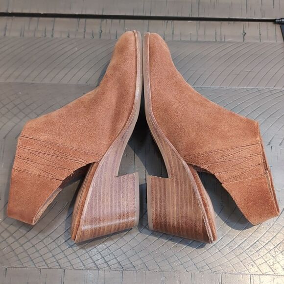 Gentle Souls Blaise Suede Slingback Booties Sz 7.5 - Picture 6 of 10